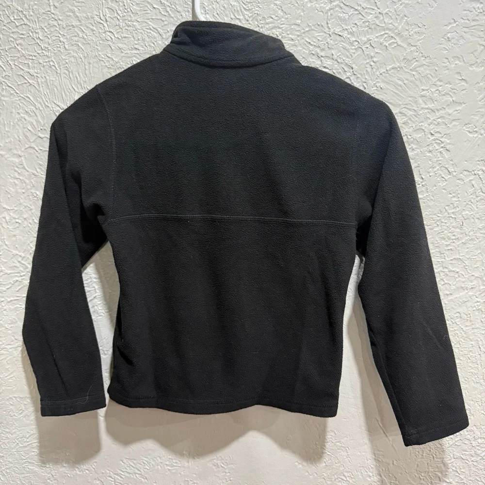 The North Face Black Pullover Fleece Sweater Jacket. Boy’s XS 6.